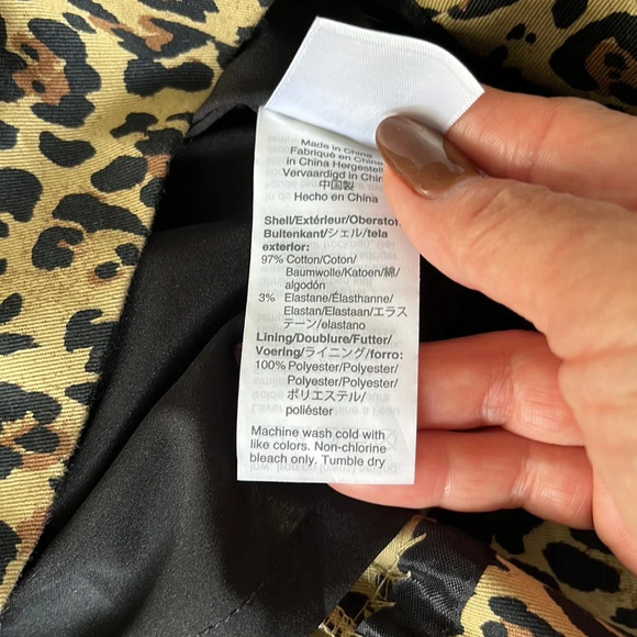 J. Crew V-neck sheath dress in leopard print Sz 2 NWT - Picture 12 of 12